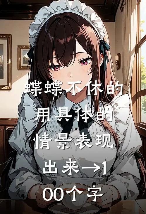 蝶蝶不休的用具体的情景表现出来→100个字