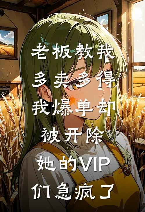 老板教我多卖多得，我爆单却被开除，她的VIP们急疯了