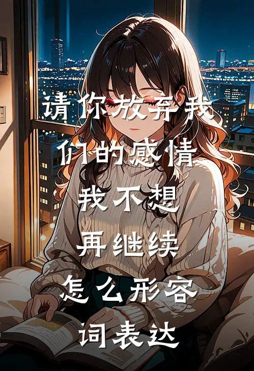 请你放弃我们的感情,我不想再继续,怎么形容词表达