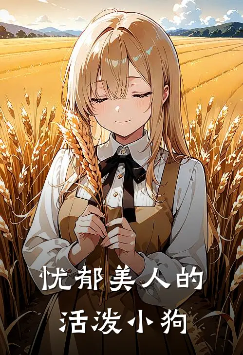 忧郁美人的活泼小狗